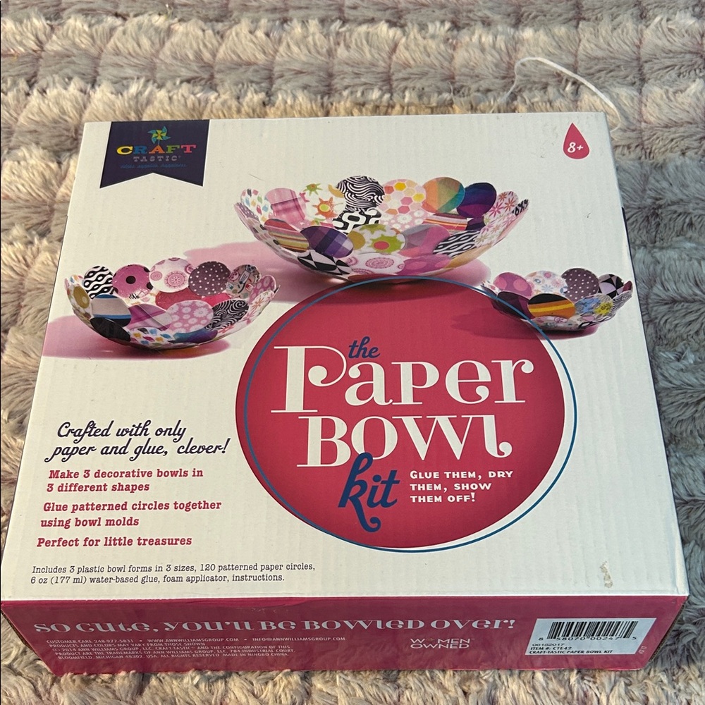 Paper Bowl Kit - craft with paper by Craft Tastic